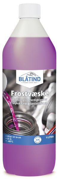 Hovedbilde Blåtind Frostvæske Rød ...