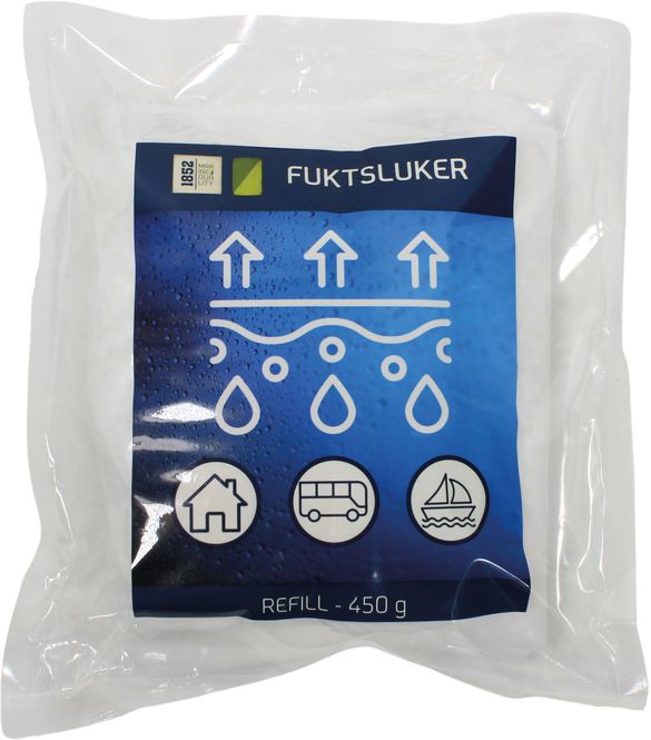 Hovedbilde Fuktslukerpose Refill 450g.